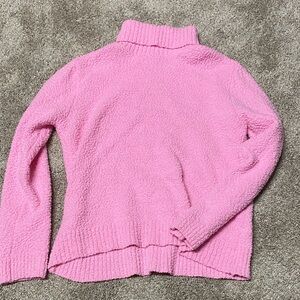Zenana Outfitters Soft Pink Cowl Neck Sweater